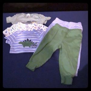 Child of Mine onesies w/ pants 6-12 months